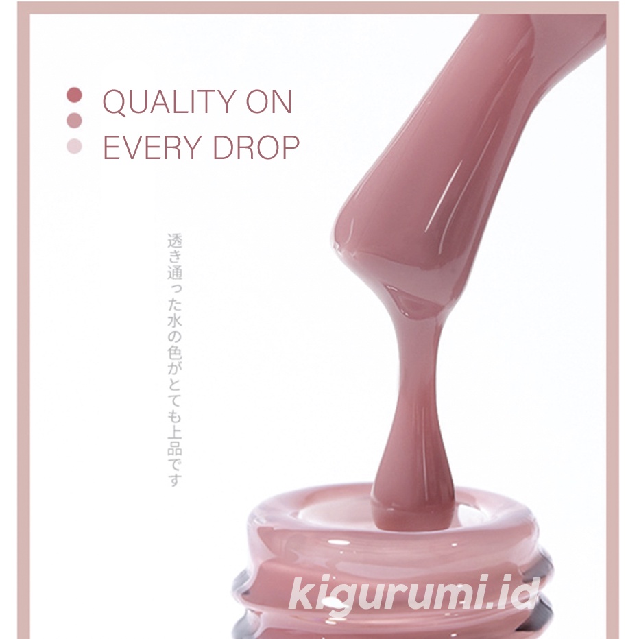 (146-226) ROSE ABOUT Kutek Naked Ice Cream UV Premium Gel Halal Cat Kuku Polish 7.3 ml KU045