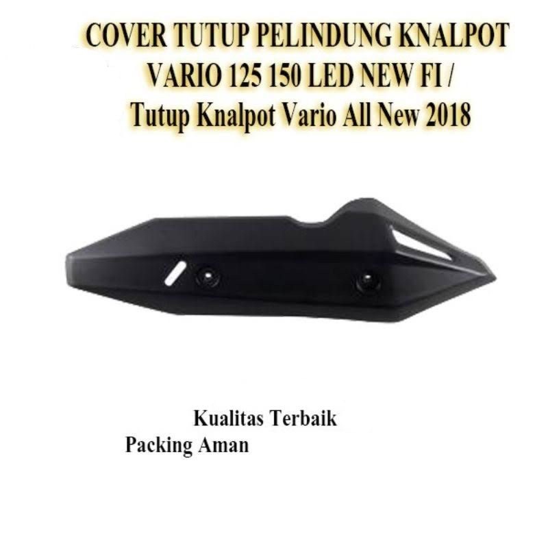 Cover Tutup Knalpot Honda Vario 125 - 150 New 2018 - 2019 Terbaru Ori