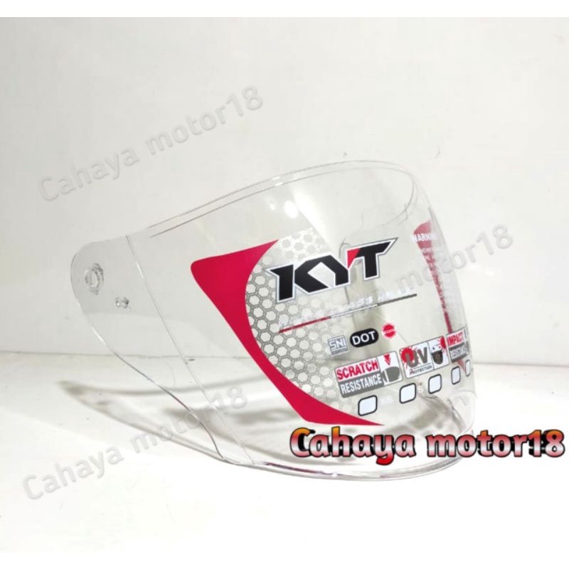 VISOR KACA HELM KYT KYOTO ORIGINAL CLEAR INK DYNAMIC