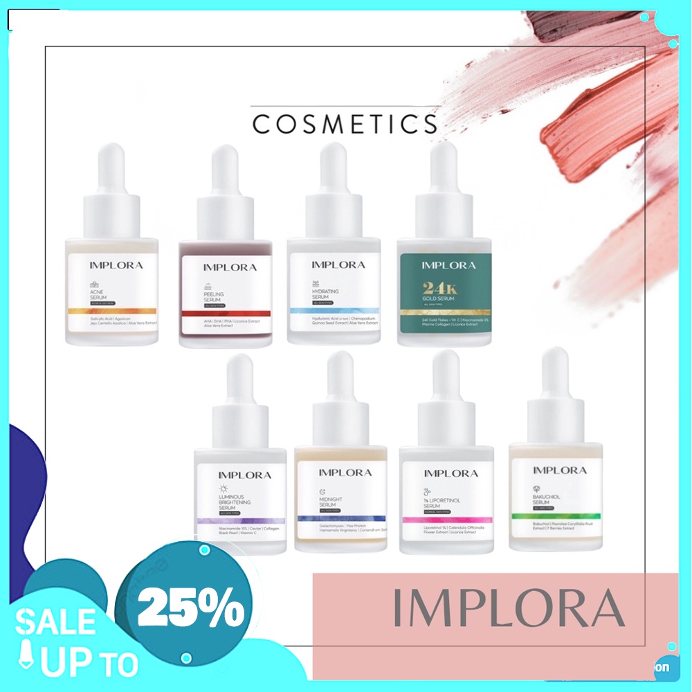 Serum Implora Acne Implora Serum wajah Serum Implora Serum Wajah Implora Face Serum Luminous Bright 