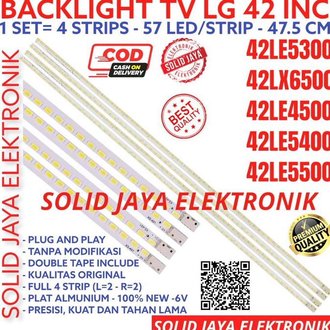 backlight tv led lg 42 in 42lx6500 42le5400 42le5500 42lx lampu bl smd w20