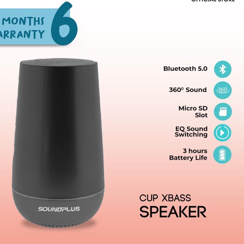 Serba baru--Soundplus - Cup Xbass / Speaker Bluetooth