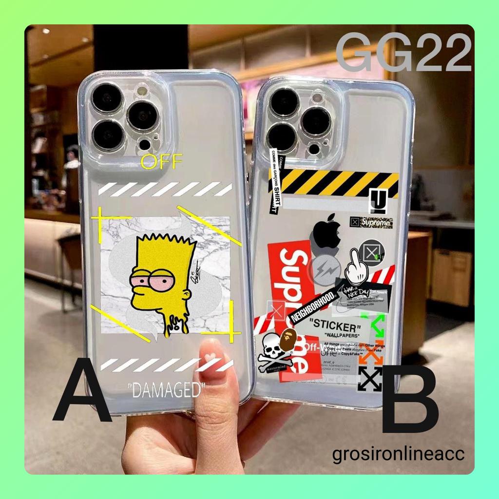 Casing Soft GG22 for Infinix Hot 10 10s Play 11 12 Play 12i 20i Smart 5 6 6+ 7 Iphone 6 6s 6+ 6s+ 7 8 7+ 8+ X Xs Max Xr 11 12 13 Pro Max 14 14+ Plus