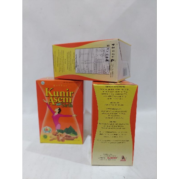 

KUNIR ASAM PLUS SIRIH CAP LEO BOX ISI 5 SACHET