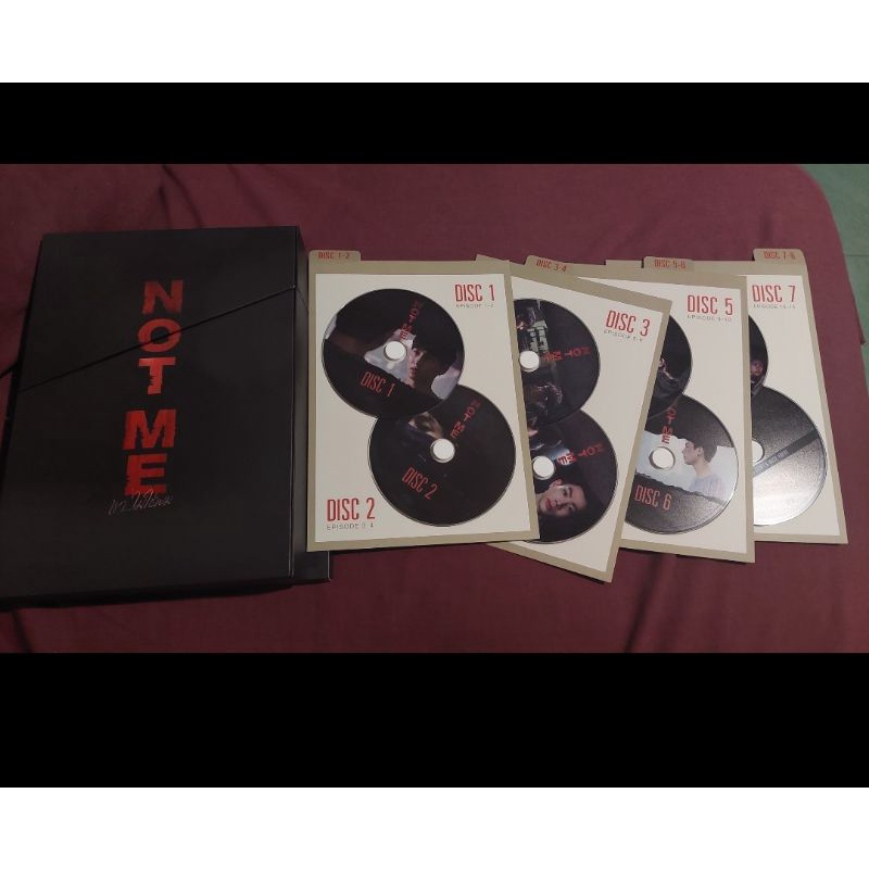 Not Me Box Set DVD Series Seri Off Jumpol Gun Atthaphan Phunsawat First Kanaphan GMMTV GMM TV