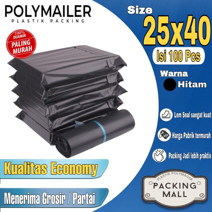 

Terlaris Plastik Packing / Polymailer / Amplop Plastik Packing 25X40 Cm Trendi