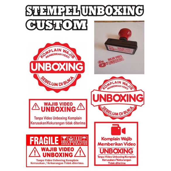 

STEMPEL OTOMATIS UNBOXING