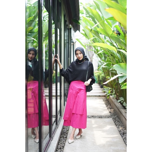 POPLIN SKIRT / ROK LAYER / ROK KOREA