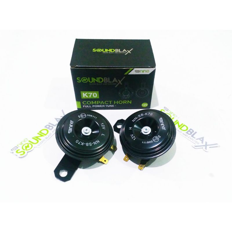 Klakson Mobil Motor SoundblaX K70 Horn Disc 9Nine Luminos Garansi