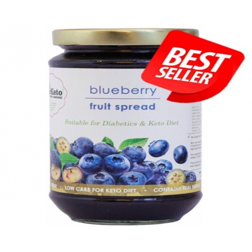

Freshmax - SuperKeto Blueberry Selai bebas gula 250g Low Carb