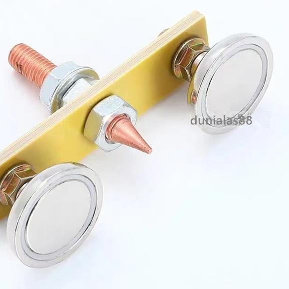 Klem Tang Las Magnet Double utk Kabel Masa Mesin Travo Las Listrik - Tanpa Skun
