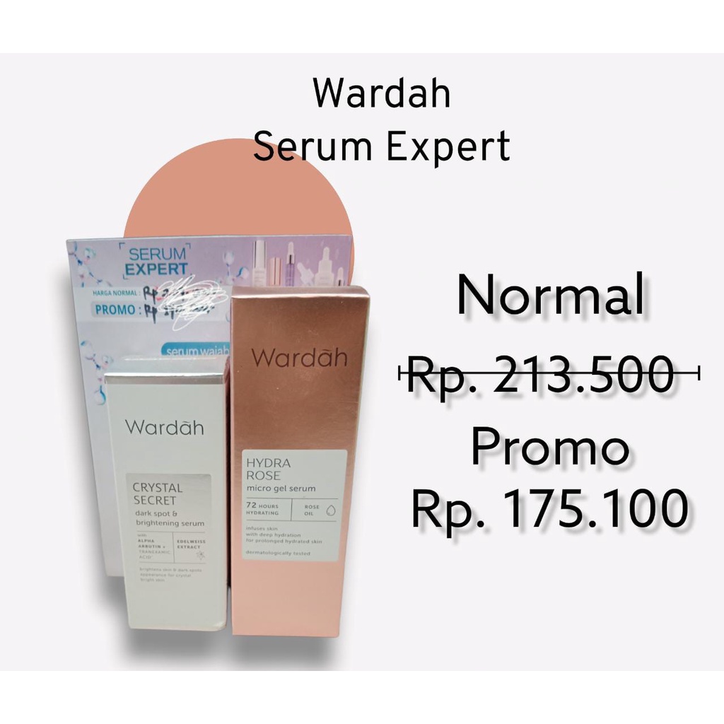 Wardah Serum Expert Paket 1
