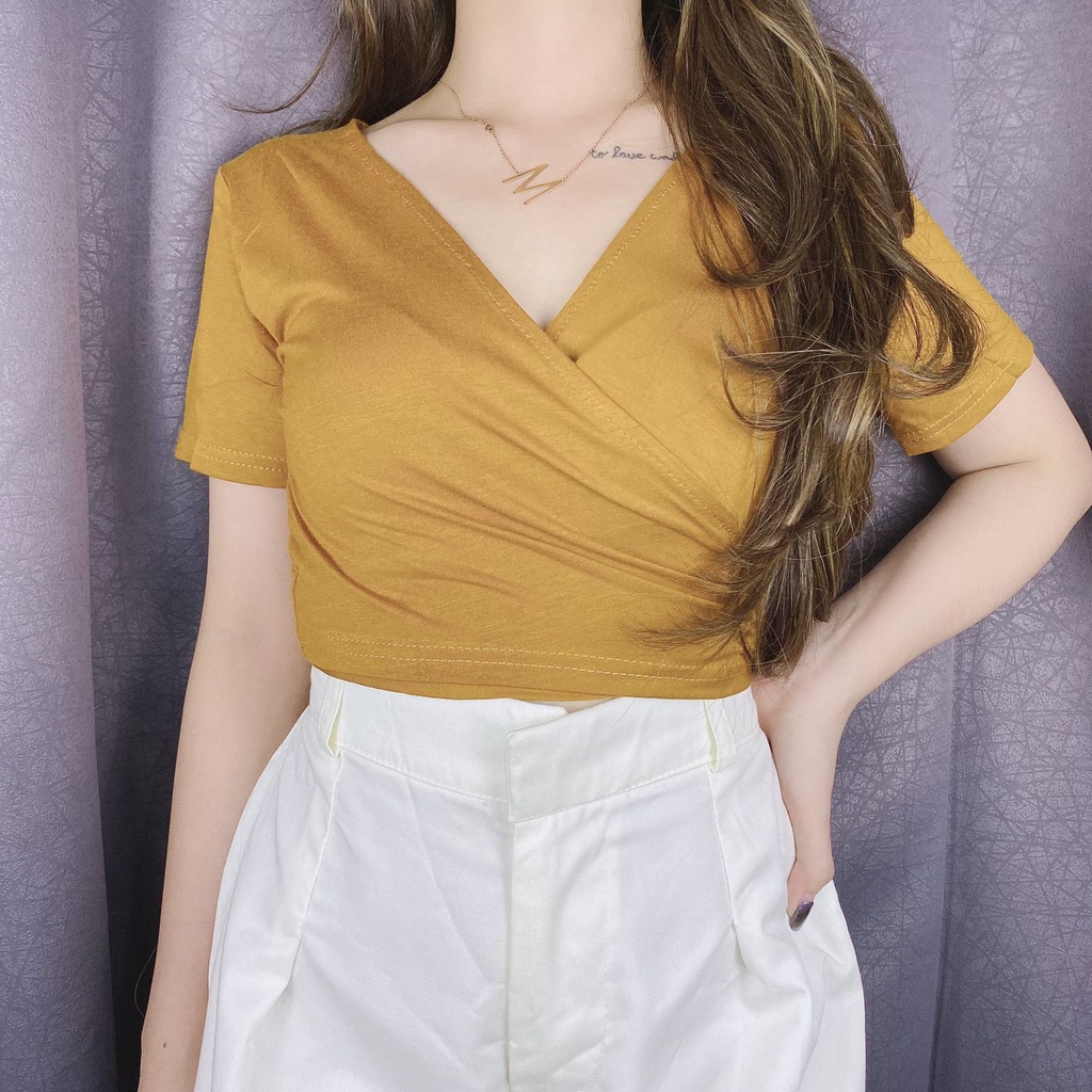 Alice Croptop Silang / Croptop wanita / vimel collection