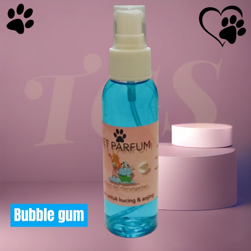 PARFUM HEWAN KUCING BUBBLE GUM 60ml