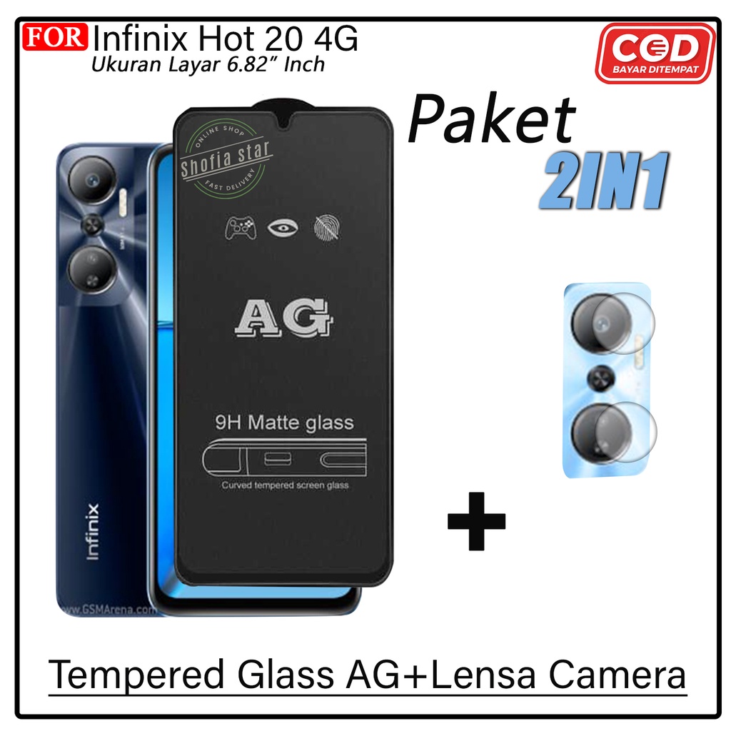 PAKET 2IN1 Anti Gores Ceramic Privacy Infinix Hot 20 Hot 20s Hot 20i Hot 30i Hot 30i Nfc Hot 30 Play Anti Spy Full Cover