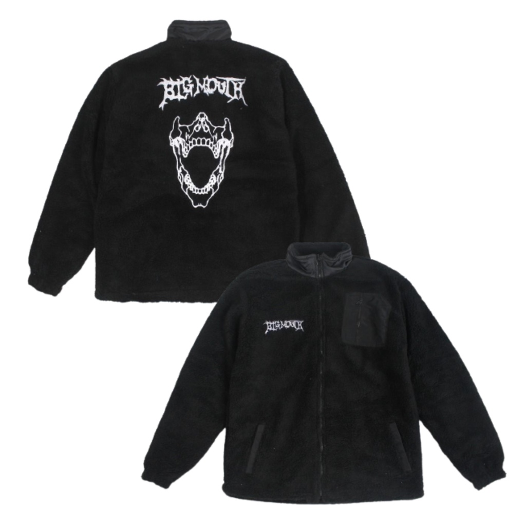 Jaket Sherpa Mantel Musim Dingin / Jaket Bulu Pria Wanita Resleting / Jaket Winter