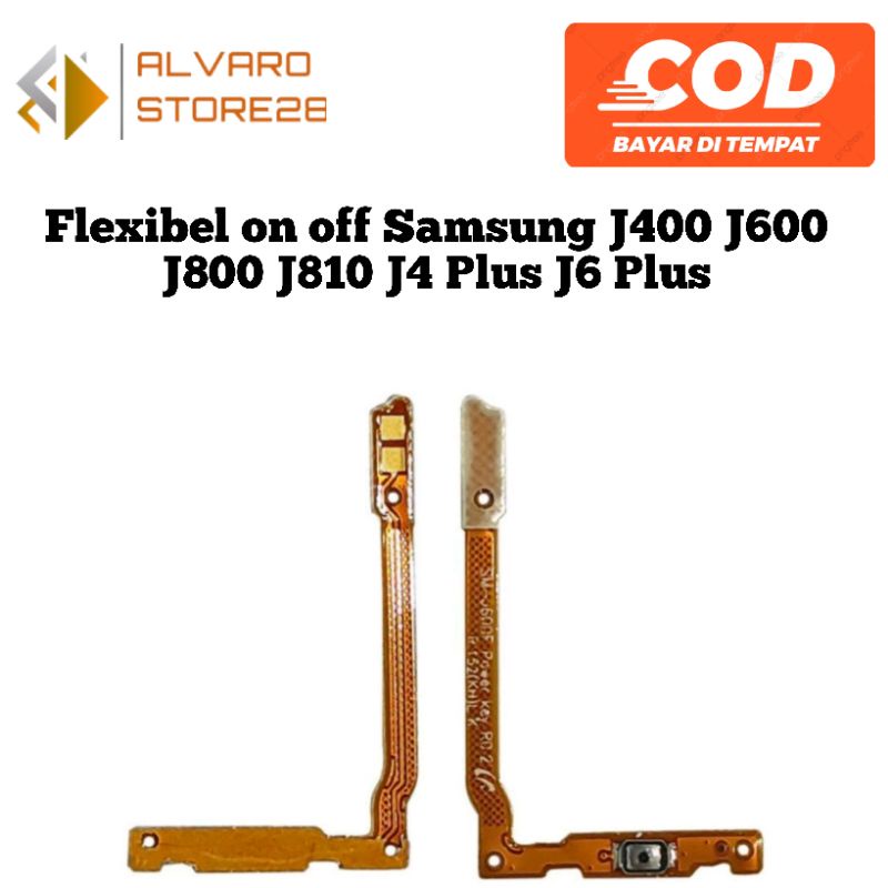 Flexible Flexibel on off Samsung J400 J600 J800 J810 J4 Plus J6 Plus - Fleksibel Tombol On Of Power