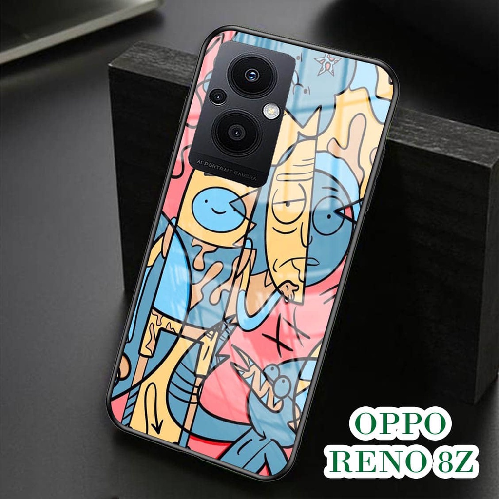 Softcase Kaca Oppo Reno 8z - Case Handphone OPPO Reno 8z [T71].