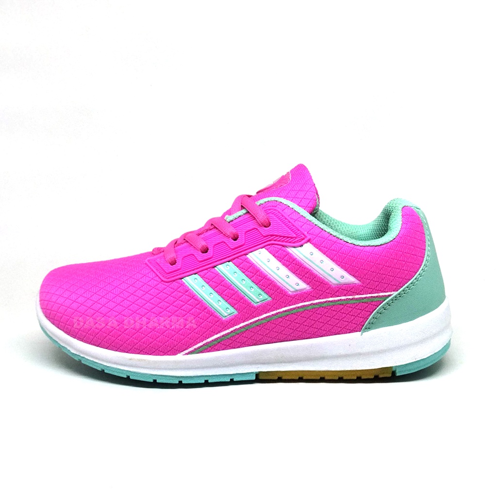 Sepatu Pro ATT Wanita Sneakers Sport Running Olahraga Senam Lari Warna Pink Merah Jambu