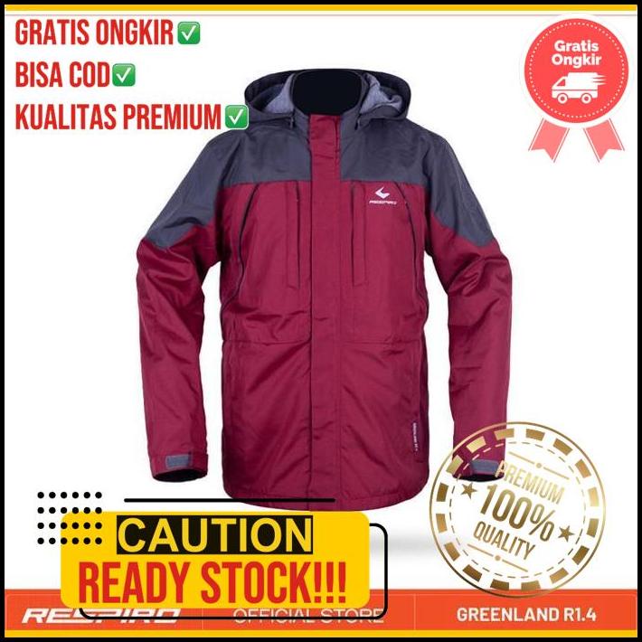 Respiro Greenland Jaket Motor Parka Windproof Detachable Hoodie