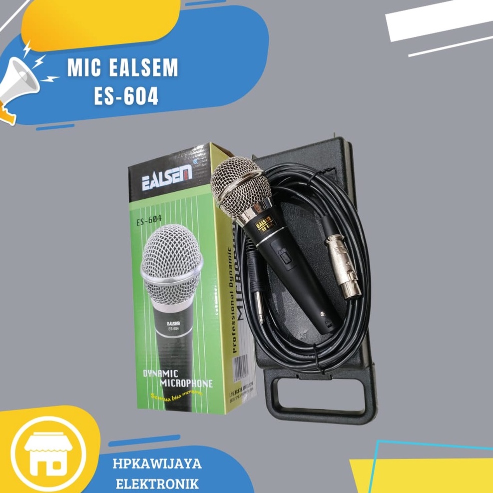 MICROPOHONE EALSEM ES - 604 Mic mikrofon ealsem ES 604.
