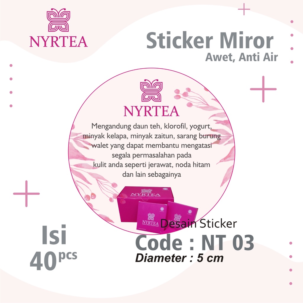 

NYRTEA STICKER LABEL NT03 AR
