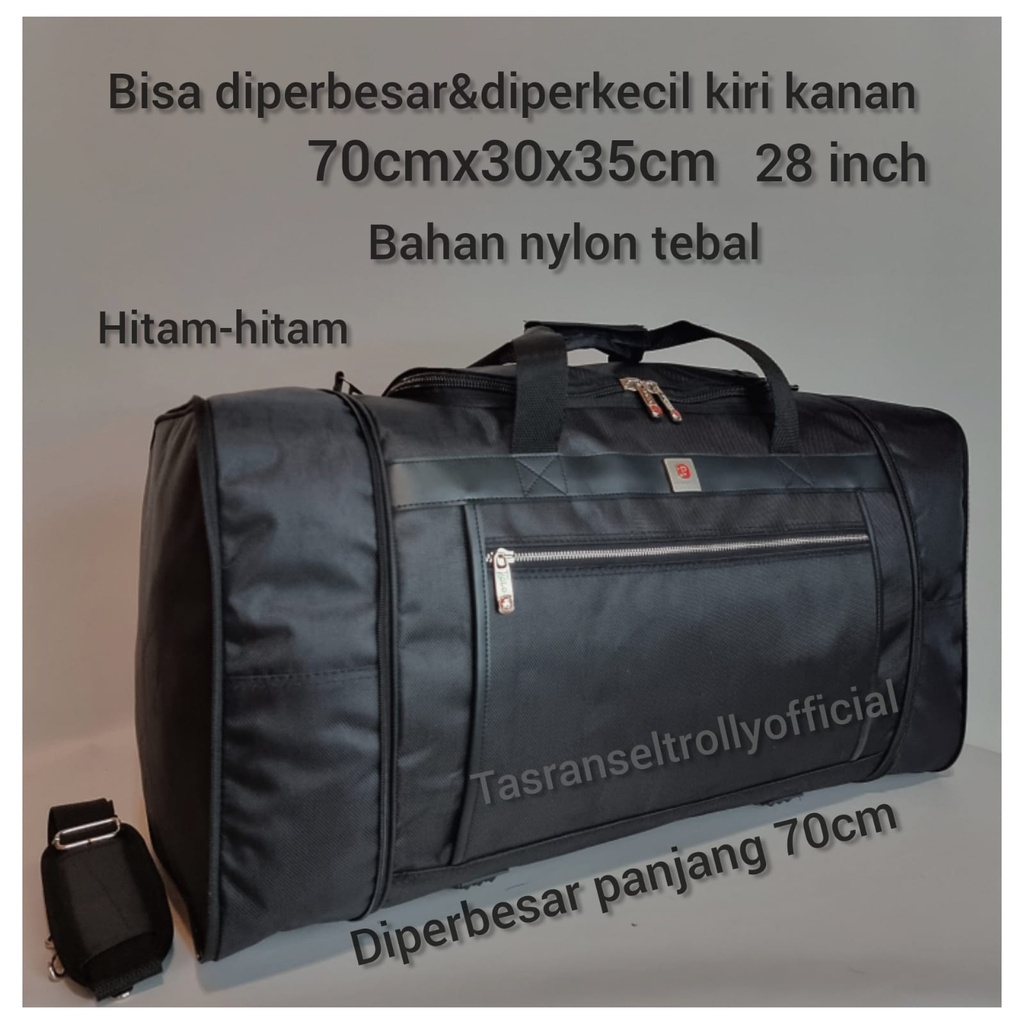 Tas Pakaian Travel Bag Polo Interclub 70x30x35 size Jumbo 100%original