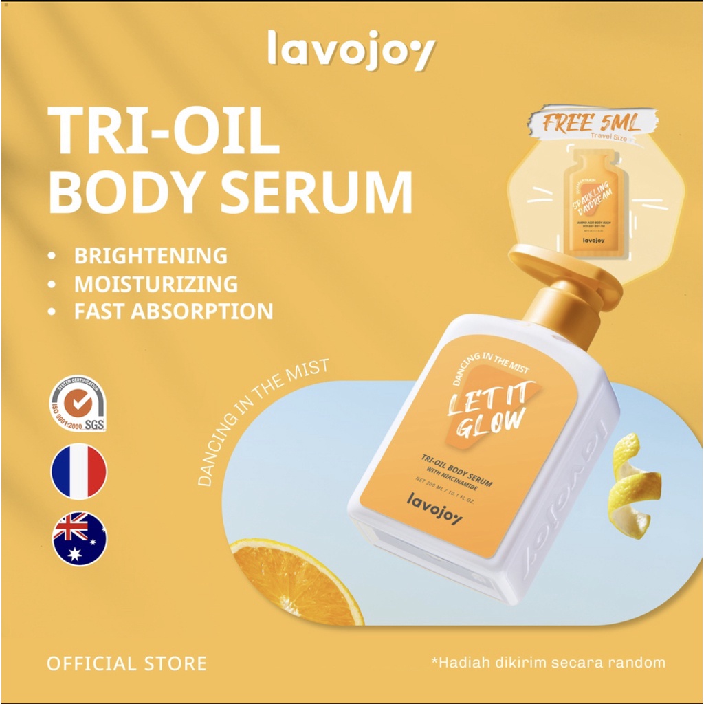 LVJ lavojoy Let It Glow Body Serum Dancing In The Mist | Body Lotion | Hyaluronic Acid