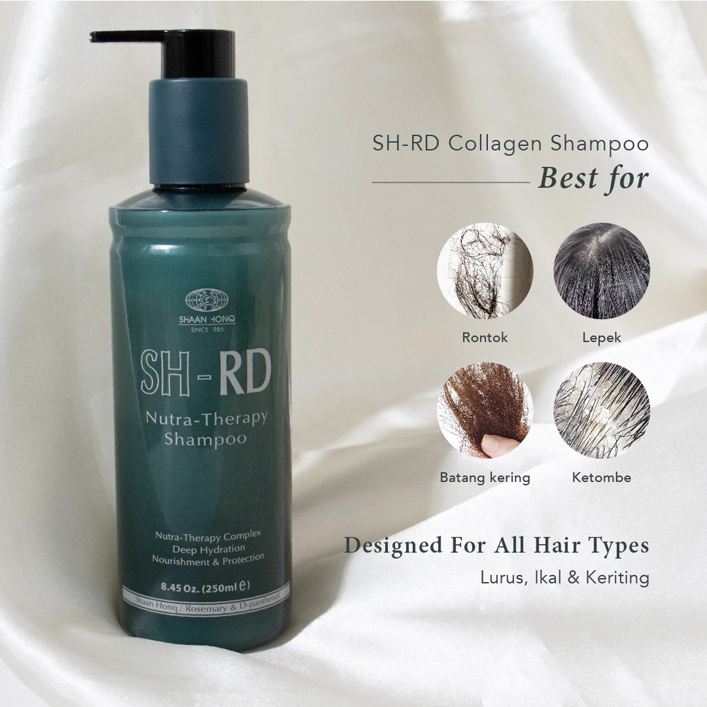 SHRD Nutra Therapy Collagen Keratin Sulfate Free Shampoo Protein Hair Mask Cream Hair Vitamin Heat Protector