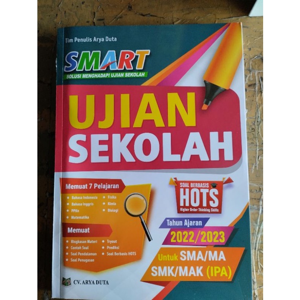 

smart ujian sekolah sma /ma /smk/mak 2023 program ipa