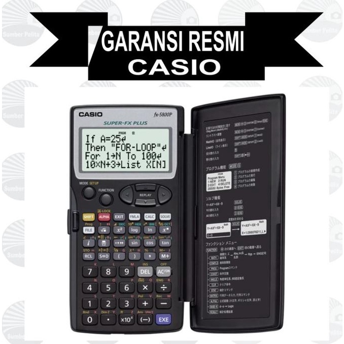 

[COD] CASIO FX 5800 P PROGRAMABLE CALCULATOR / FX5800 / FX 5800P TERBATAS Kode 1284