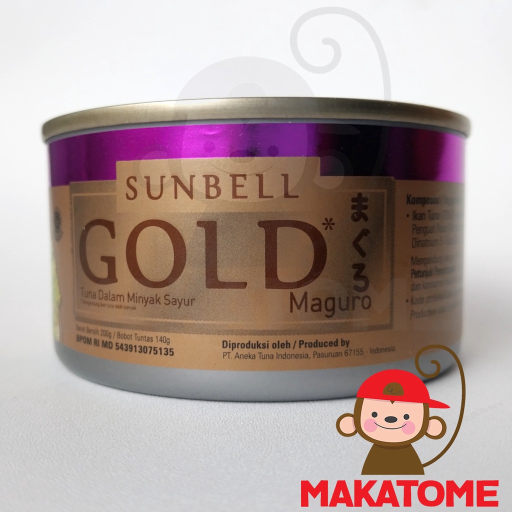 

Sunbell Gold Tuna Maguro 200gr ikan kaleng can sun bell 200 gr UNGU