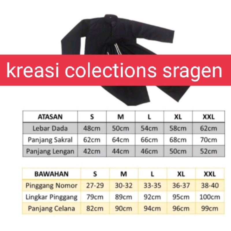 sakral bordir terbaru / seragam pagar Nusa lengkap