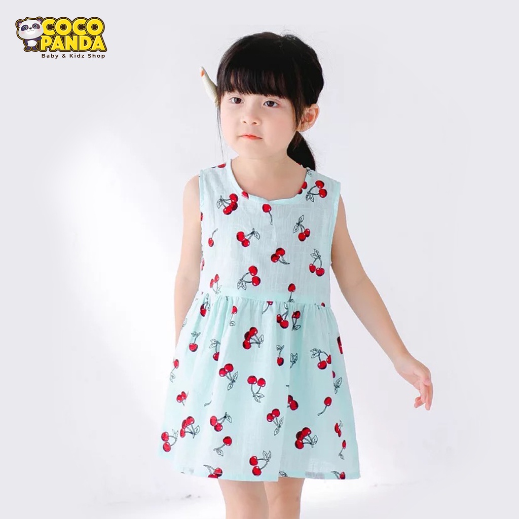 Dress Import Biru Muda / Gaun Kekinian Korea Anak Perempuan 1-7 Tahun