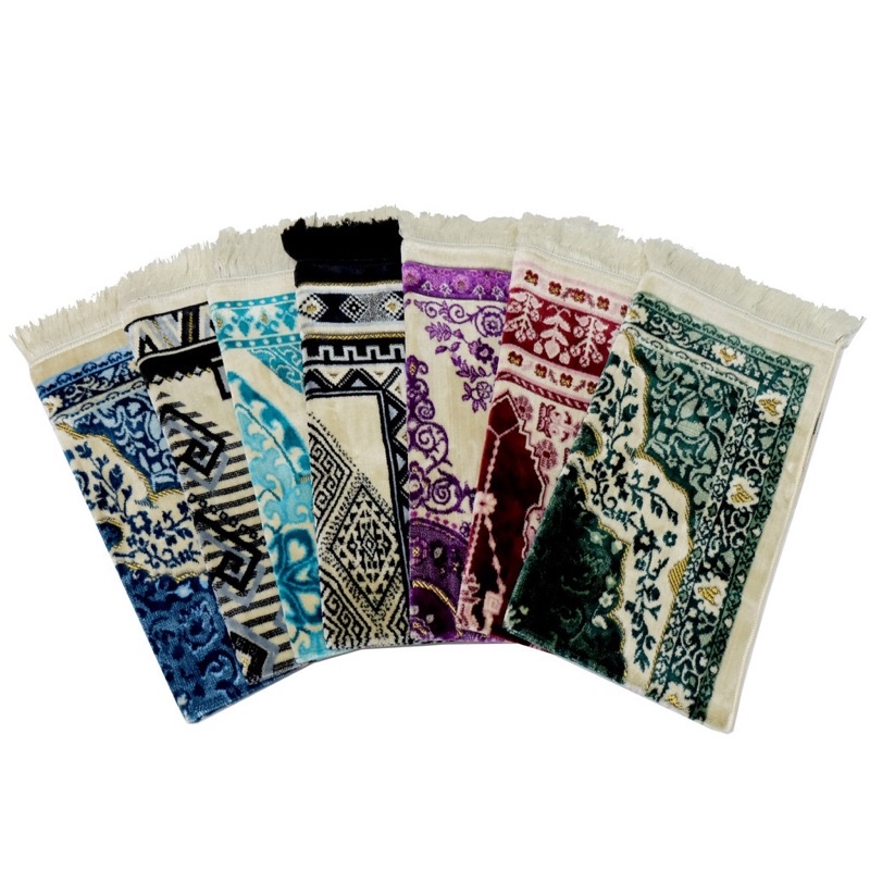 SAJADAH TURKIYE YAKAR MIDI FANTASY UKURAN MIDI 105 x 50 cm. SAJADAH BLUDRU HALUS KWALITAS PREMIUM. [