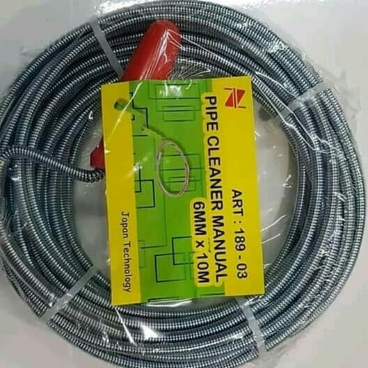 Kawat Alat Pembersih Pipa Mampet 10 Meter Saluran Air Mampet Nankai
