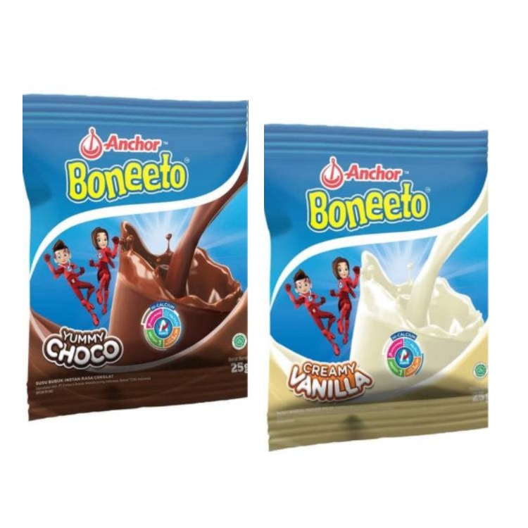 Susu Bubuk Boneeto Sachet (1 renceng 10 sachet)