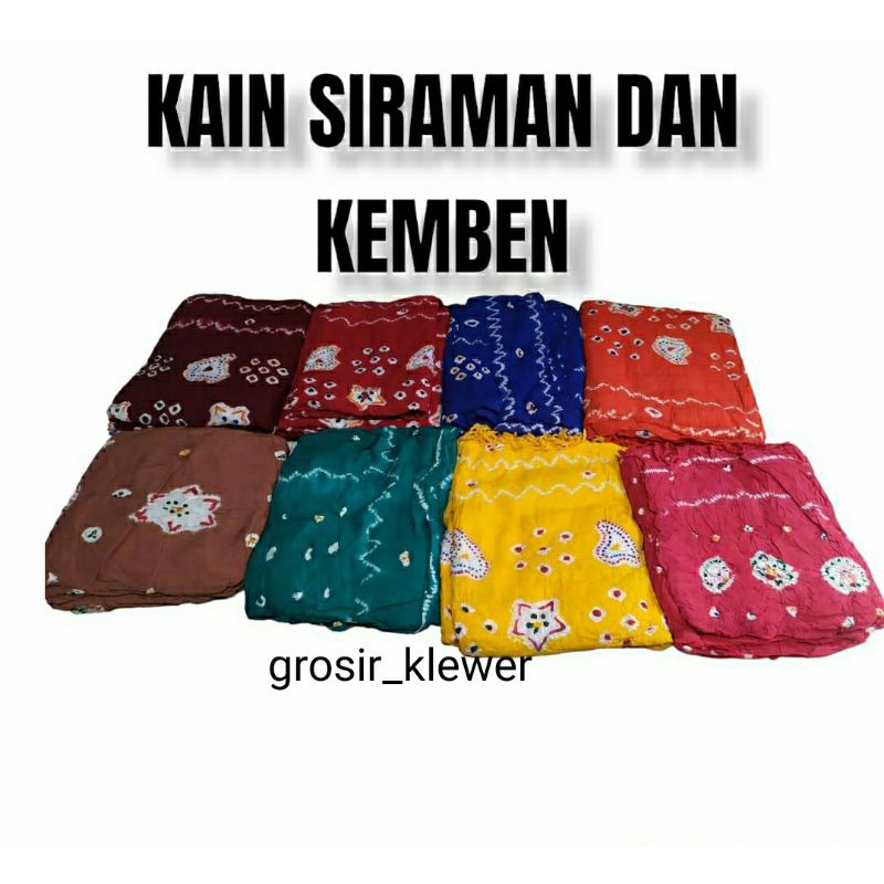 KAIN SIRAMAN -KAIN SIRAMAN 7 BULANAN - KAIN SIRAMAN PENGANTIN