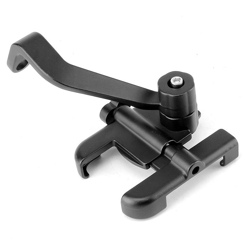 holder HP motor full besi aluminium pasang di spion anti jatuh putar 360 derajat universal sampai ukuran HP 6.9 inch HM20 dudukan handphone untuk GPS gojek grab Motorcycle Mobile Phone Holder