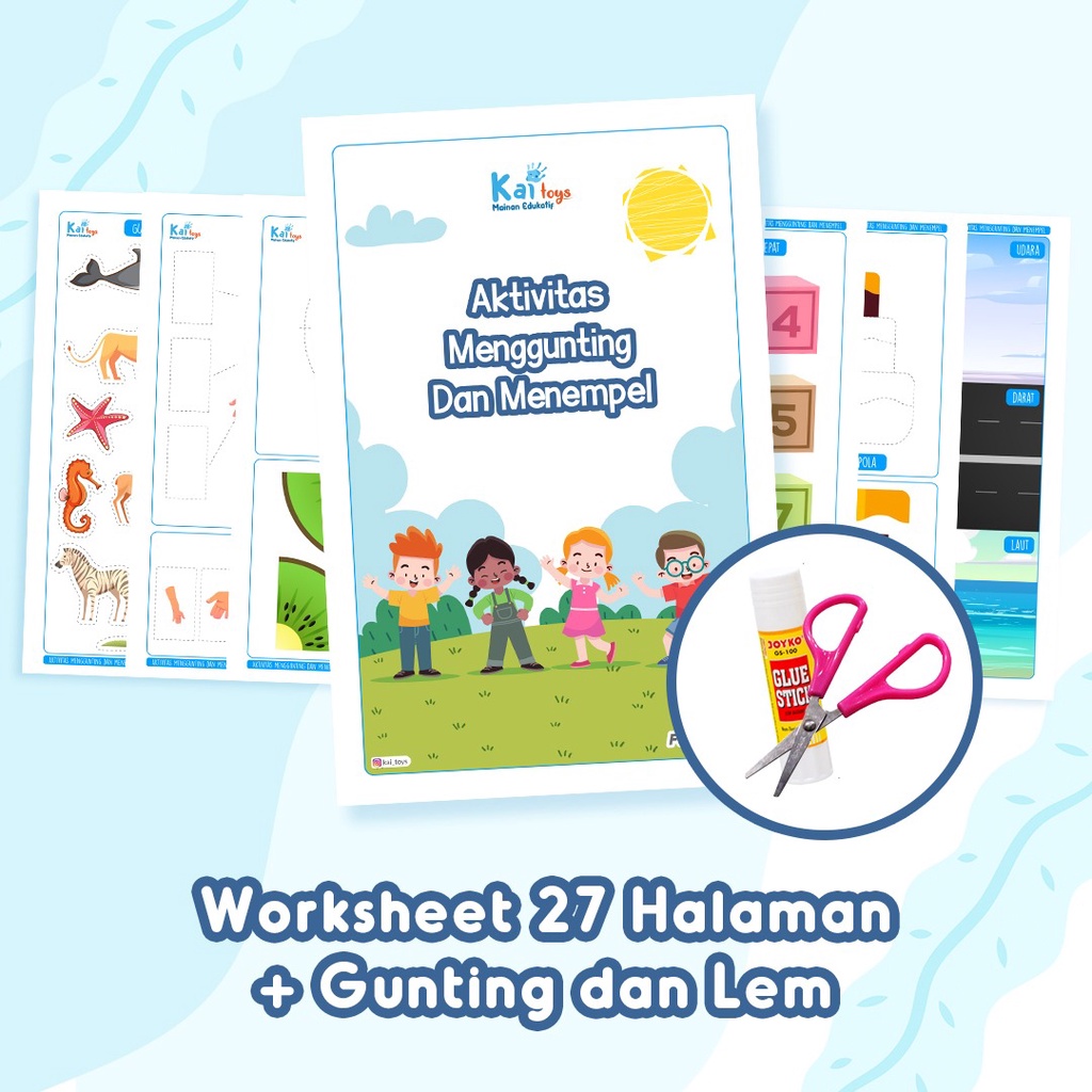 

Aktivitas Menggunting dan Menempel / Worksheet Gunting Tempel Haka Toys