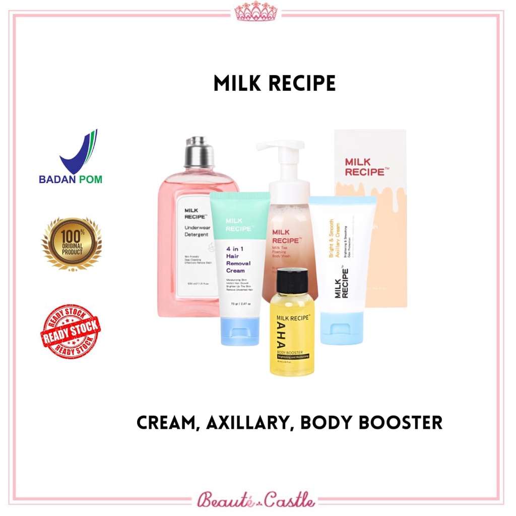 Jual MILK RECIPE MILK RECIPE 4 IN 1 HAIR REMOVAL CREAM 70GR