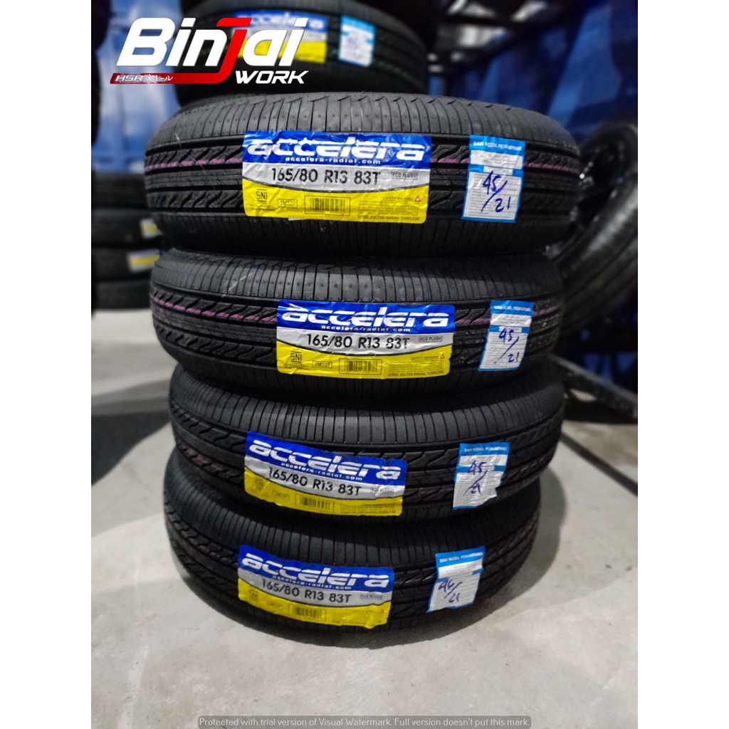 BAN MOBIL MURAH MERK ACCELERA UKURAN 165 80 R13 BUKAN BRIDGESTONE
