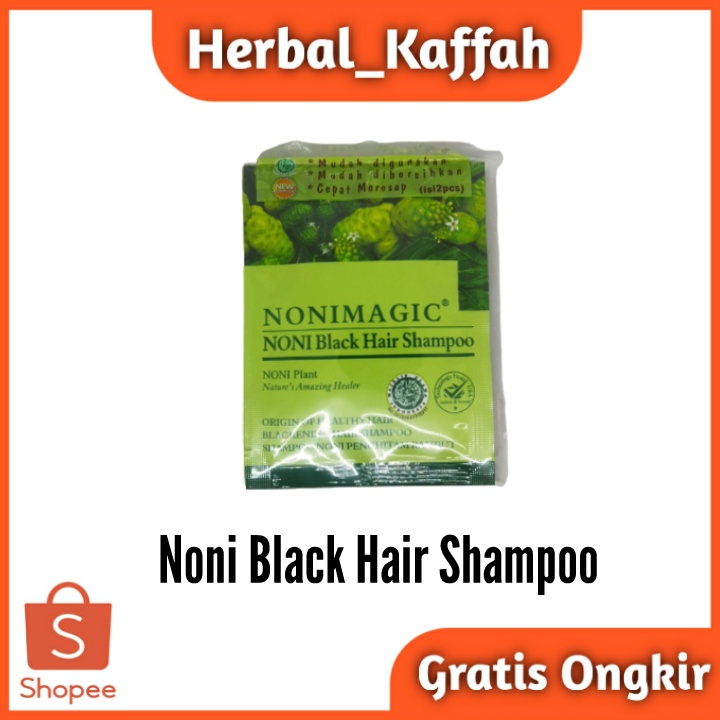 BSY Noni Shampoo Penghitam Rambut Alami Original 20ml BPOM Healthy Hair