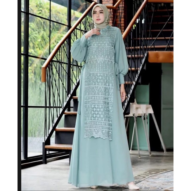 Ready Gamis Super Mewah//Gamis Pesta Modern//Gamis Terbaru Harga Promo//Gamis Lebaran//Gamis Lebaran 2023//Gamis Hari Raya//pakaian wanita/baju muslim/gamis tille kekinian/gamis termurah