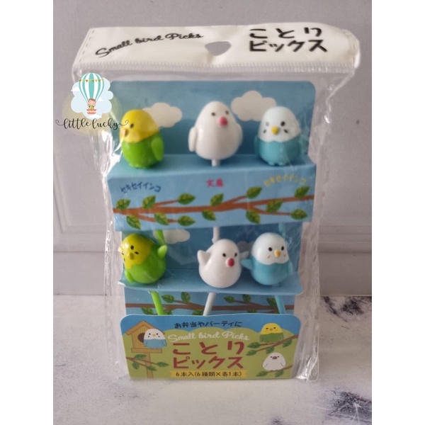 FOODPICK TUSUKAN BENTO GARPU BENTO FOOD PICK SMALL BIRDS BURUNG