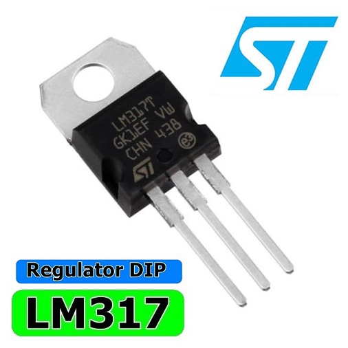 Jual Transistor LM317T LM317 IC Adjustable Positive Voltage Regulator ...