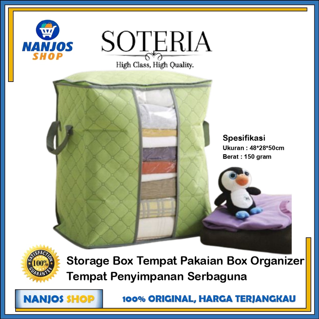 Storage Box Tempat Pakaian Box Organizer Tempat Penyimpanan Serbaguna