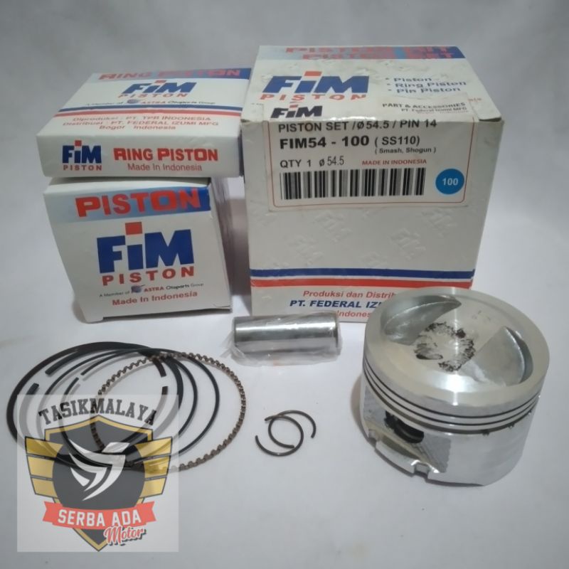 PISTON KIT SEHER KIT FIM54 SMASH 110, SHOGUN 110