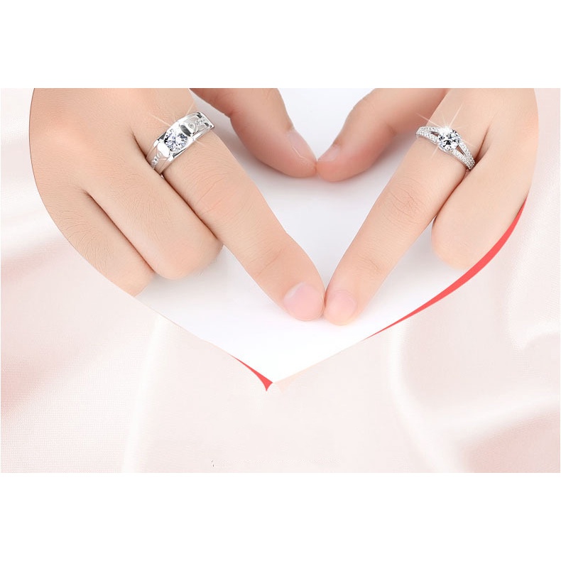 Cincin couple-Eternal Love cincin pasangan cincin titanium Original Arctic Deer