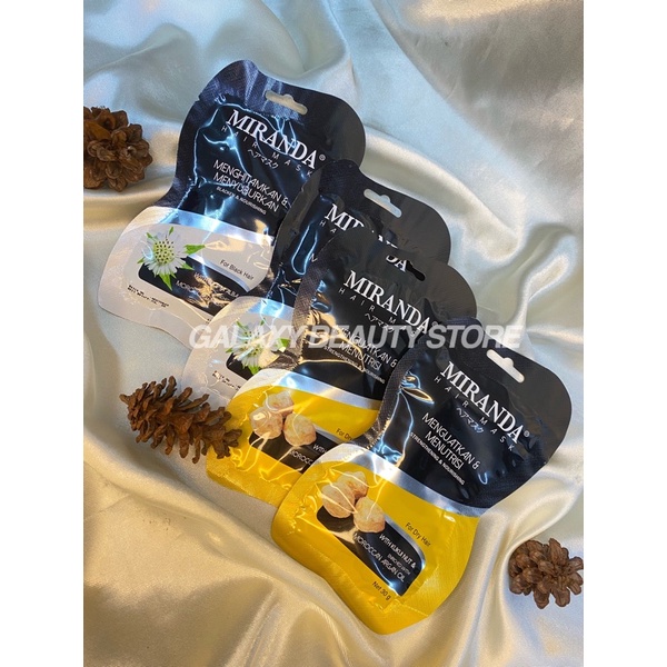 MIRANDA HAIR MASK / HAIR MASK MIRANDA SACHET / MASKER RAMBUT MIRANDA